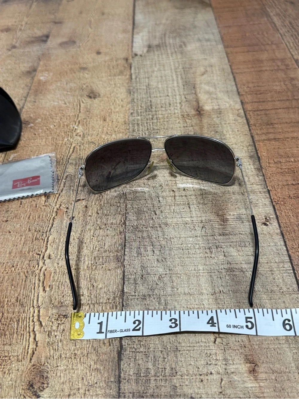 Ray-Ban RB3267 Silver with Grey Fade Lens 64mm Sunglasses These may have some mi